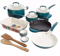 The Pioneer Woman Classic Belly Ocean Teal Ceramic Non-Stick