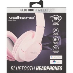 Volkano Galactic Bluetooth Headphones Pink
