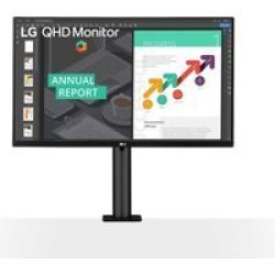 LG 27QN880 Computer Monitor 68.6 Cm 27 2560 X 1440 Pixels Quad HD Black