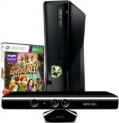 Microsoft Xbox 360 4GB Game Console with Wireless Controller, Kinect Sensor & Kinect Adventures