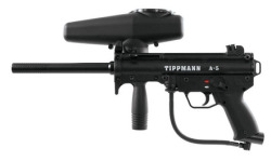 Tippmann A5 Paintball Gun With Response Trigger Black