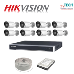 Hikvision 4MP Ip Camera Cctv Kit