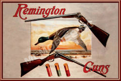Remington Guns - Classic Metal Sign