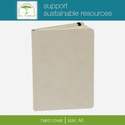 Eco Notebook Hard Cover A5 - Beige