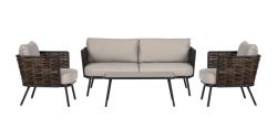 Sofa Set With Cushion - 4 Piece