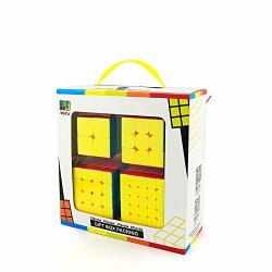 Cmh Supply Speed Cubes Bundle-stickerless Speed Cube SET-2X2 Cube 3X3 Cube 4X4 Cube 5X5 Cube-standard Color Rubiks Cube Set
