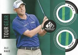 Bill Haas - "authentic Tour Gear" Card Tg hs - By Upper Deck 2014