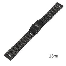 Stainless Steel 18 20 22 24MM Double Lock Flip Watch Band