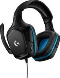 Logitech G432 7.1 Surround Sound Gaming Headset PC - Black