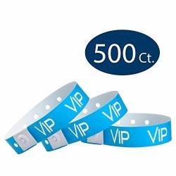500 Pack Wristbands for Events WristCo Neon Green Plastic Wristbands 