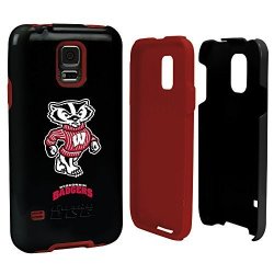 Wisconsin Badgers - Hybrid Case For Samsung Galaxy S5 - Black