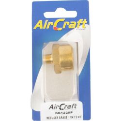 Aircraft - Reducer Brass 1 8 X 1 2 M f 1 Piece Pack - 3 Pack
