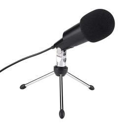 Serounder Condenser Microphone Cardioid Condenser Audio Microphone 3.5MM Aux usb Wired MIC With Tripod Stand For Studio Podcast Recording Computer Laptop Smartphone 3.5MM