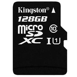 100MBs Works with Kingston Kingston 128GB Nokia 8 Gloss Blue MicroSDXC Canvas Select Plus Card Verified by SanFlash.