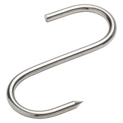 S-hook Butcher Stainless Steel 4X80MM