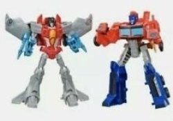 Transformers - Optimus And Starscream - Cyberverse Power Of The Spark