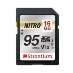 Strontium 16GB Nitro 95MB S Sd Card