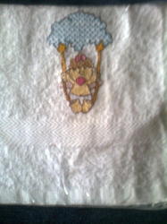 Value-for-money Range - Baby Swing Embroidered Face Cloth For Baby