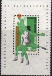 Uruguay 1967 Basketball Mnh Bl. Stamps