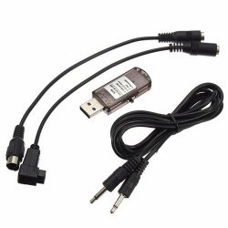 Costzon USB Flight Simulator Cable FMS Adapter Cable RC Model Simulation Game