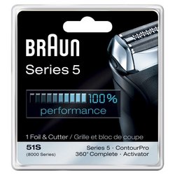 Braun Series 5 Combi 51s Foil And Cutter Replacement Pack formerly 8000 360 Complete Or Activator