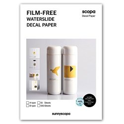 Film-free Waterslide Decal Paper 