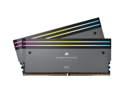 Corsair Dominator Titanium Rgb 32GB 2X16GB DDR5 Dram 6000MT S CL30 Amd Expo & Intel Xmp Memory Kit Grey