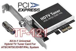Hybrid Digital Atsc Dvb-t Qam Tuner + Analog Ntsc Pal Tv Tuner Card With Dvr Recording
