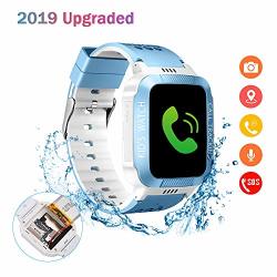 Eleoption Kids Smart Watches Gps Tracker Phone Call For Boys Girls Digital Wrist Watch Sport Smart Watch Touch Screen Cellphone Camera Anti-lost Sos Learning