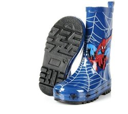 Spider-Man Boy Kids Wellington Boots Wellies Rain Boot Toddler little Kid 13M Us Little Kid