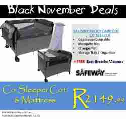 Safeway Pacify Co Sleeper Camp Cot