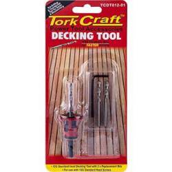 Tork Craft Decking Tool 12G Std Head Pre-drill & Countersink
