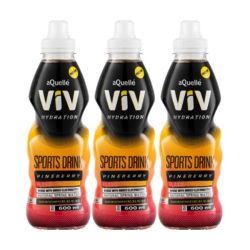Aquelle Viv Pineberry Sports Drink - 3 X 600ML
