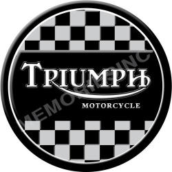 Triumph Motorcycle - Classic Round Metal Sign