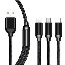 3-IN-1 Multi Charge Cable - Type C Micro Lightning