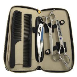 5 Piece Professional Barber Scissors Set
