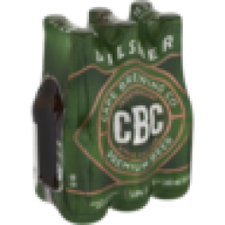 CBC Pilsner Beer Bottles 6 X 340ML