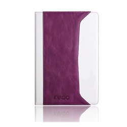 Samsung Galaxy Tab A 9.7 Case Kvago Premium Genuine Leather Protective Case Smart Cover Folding Folio Case For Galaxy Tab A 9.7 Sm-t550 T555 Real