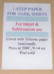 Transfer Paper For Dark Fabrics ink Jet