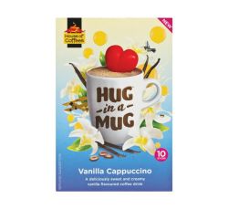 House Of Coffees Hug In A Mug Vanilla & Hazelnut Cappuccino - 20'S X 24G