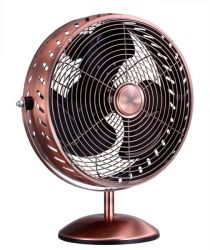 Goldair 8 Copper Metal Desk Fan