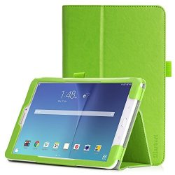 Samsung Galaxy Tab E 9.6 Case - Iharbort Premium Stand Leather Case Cover With Strap And Card Slots For Samsung Galaxy Tab E 9.6