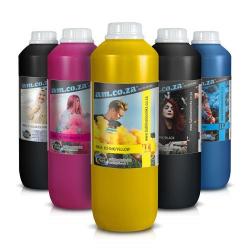 Epson Premium Cmyk Dye Sublimation Ink 1KG Each General Purpose Water Based Ink Cleaner 1 Litre Bottles Combo Pack