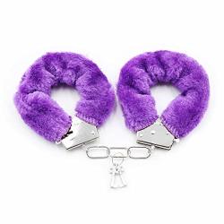 Plush Toy Metal Handcuffs With Keys Police Role Play Party Supplies Cosplay Costume Accessory Pretend Play Hand Cuffs For Kids