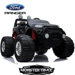 Demo Ford Monster Truck Kids Ride On Car Black Ride On Car 4 Wheel Drive And Rubber Tyres