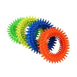 Vantasii Spiky Sensory Ring Fidget Toys Pack Of 4 Stress Relieve Toy Sensory Toys Helped With Adhd Add Ocd Autism Depressions And Anxiety Disorders. Bpa latex