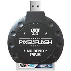 Pixelflash No-bend Pins USB 3 Cf Card Reader Tactical Superspeed Compact Flash Adapter - Black