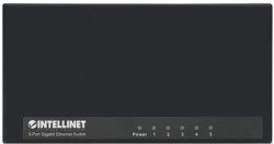 Intellinet 5-PORT Gigabit Ethernet Switch - Desktop Size Plastic Ieee 802.3AZ Energy Efficient Ethernet Black Retail Box 2 Year Limited Warranty product Overviewthe 5-PORT Gigabit
