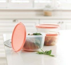 Tupperware Modular Bowl Set 3 1L 1.5L & 2L With Grid Ideal For Storing And Serving