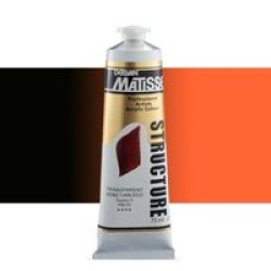 Matisse Structure Acrylic Paint 75ML Tube Transparent Venetian Red